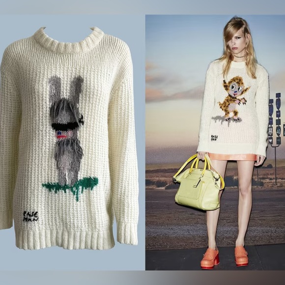 Coach x Baseman  intarsia wool sweater *Rare* - Picture 3 of 3